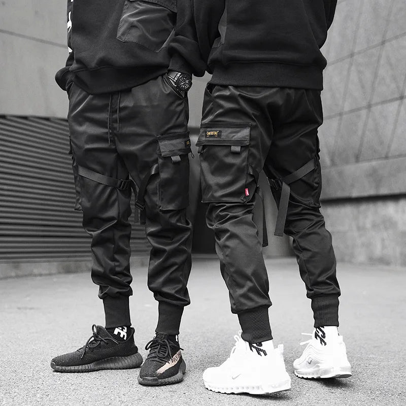 Herrenhosen, dünn, modisch, leger, Joggerhosen 2020, Streetwear Cargo Hosen, Herren Mehrfachtaschen Hosen, Fitness Gym Trainingshosen Herren