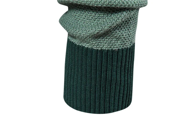 AIOPESON Gestreifter Baumwollpullover Herren Lässiger O-Ausschnitt Hochwertiger Pullover Gestrickte Pullover Herren Neue Wintermarke Herrenpullover