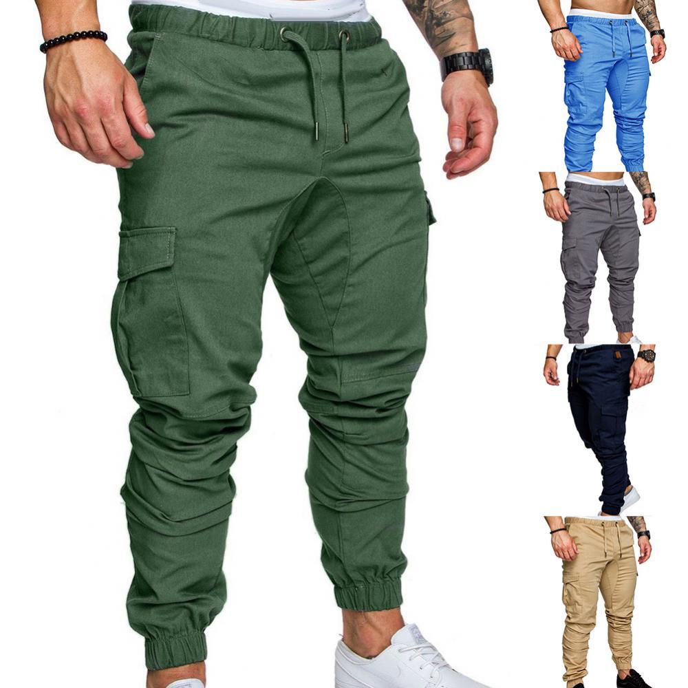 50%HOT2022 Neue lässige Jogginghosen für Herren Einfarbige Freizeithosen Sporthosen Herrenhosen Street Hip Halen Jogginghosen