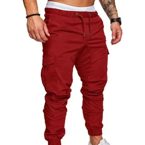 50%HOT2022 Neue lässige Jogginghosen für Herren Einfarbige Freizeithosen Sporthosen Herrenhosen Street Hip Halen Jogginghosen
