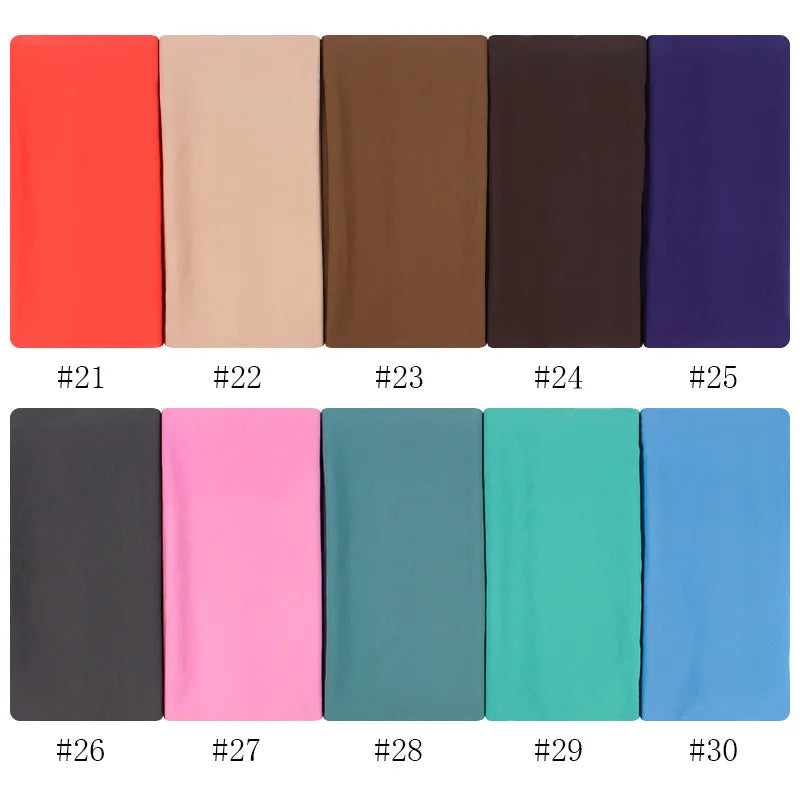 Neue Mode Frauen Einfarbig Chiffon Kopftuch Fertig Zum Tragen Instant Hijab Schal Muslimischer Schal Islamische Hijabs Arabische Kopftücher