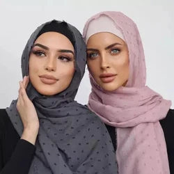 Neue Mode Frauen Einfarbig Chiffon Kopftuch Fertig Zum Tragen Instant Hijab Schal Muslimischer Schal Islamische Hijabs Arabische Kopftücher
