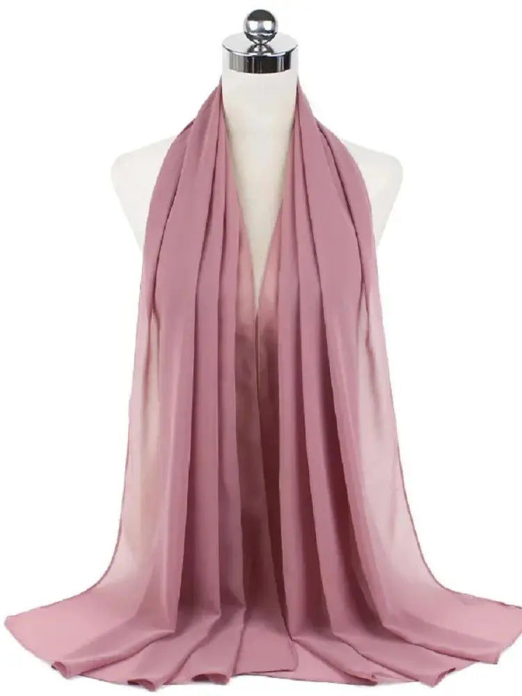Neue Mode Frauen Einfarbig Chiffon Kopftuch Fertig Zum Tragen Instant Hijab Schal Muslimischer Schal Islamische Hijabs Arabische Kopftücher