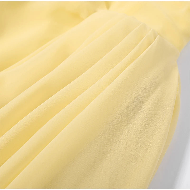 Sexy Solid Pleated Strapless Dress Lady Chic Off-shoulder Backless High Waist Split Dresses Women 2026 New Evening Party Gown