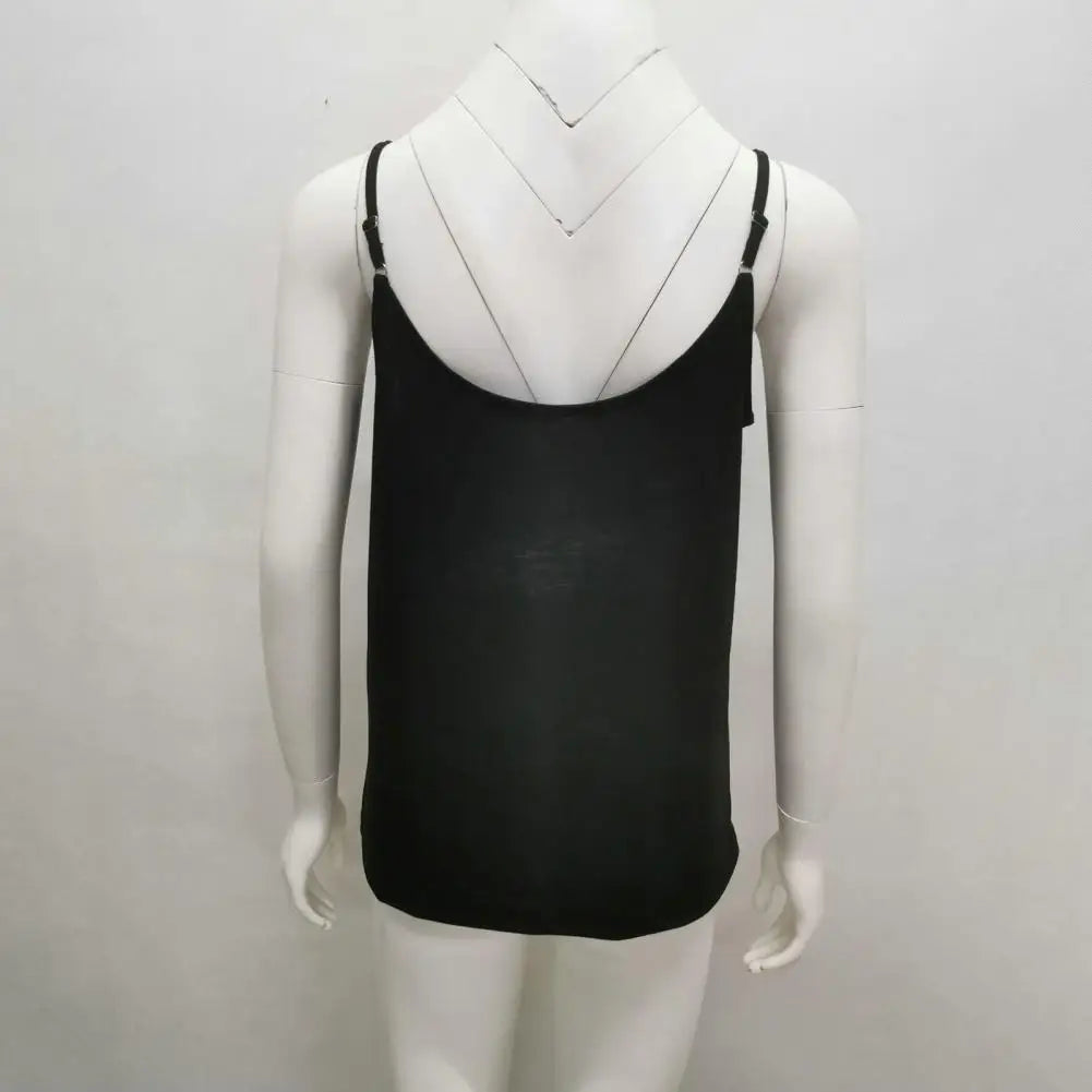 Schickes lockeres Tanktop ärmellos Alltagskleidung feuchtigkeitsableitendes Unterhemd Damen Weste