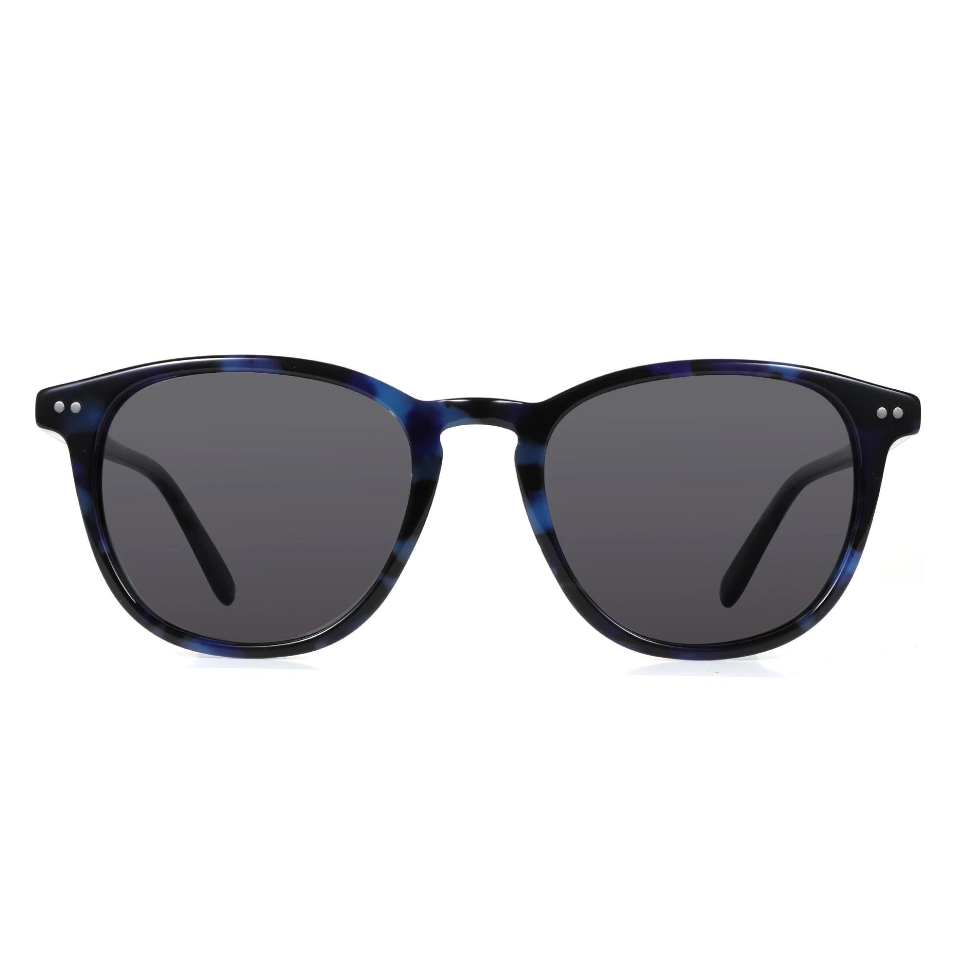 ZENOTTIC Neuheiten Runde polarisierte Sonnenbrillen Handgefertigte Acetat-Sonnenbrille mit Federscharnier, modische quadratische Brille für Herren und Damen