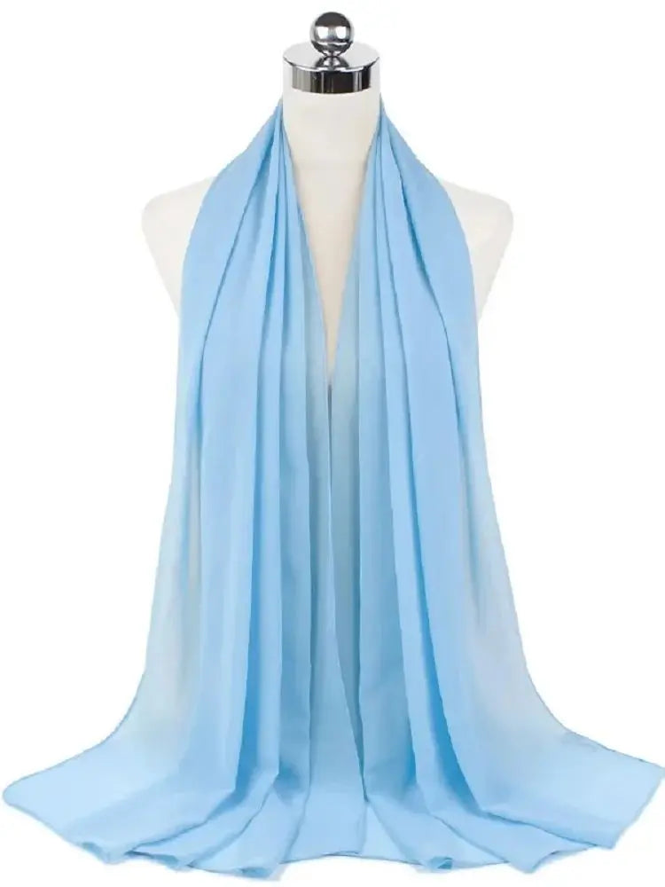 Neue Mode Frauen Einfarbig Chiffon Kopftuch Fertig Zum Tragen Instant Hijab Schal Muslimischer Schal Islamische Hijabs Arabische Kopftücher