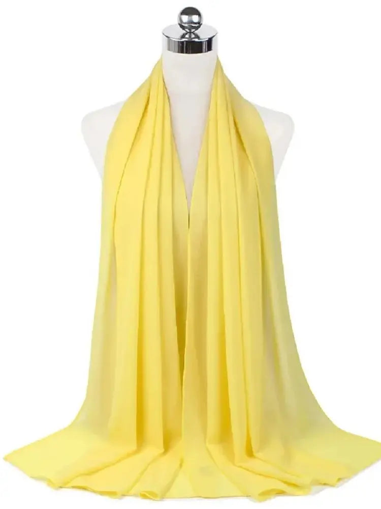 Neue Mode Frauen Einfarbig Chiffon Kopftuch Fertig Zum Tragen Instant Hijab Schal Muslimischer Schal Islamische Hijabs Arabische Kopftücher