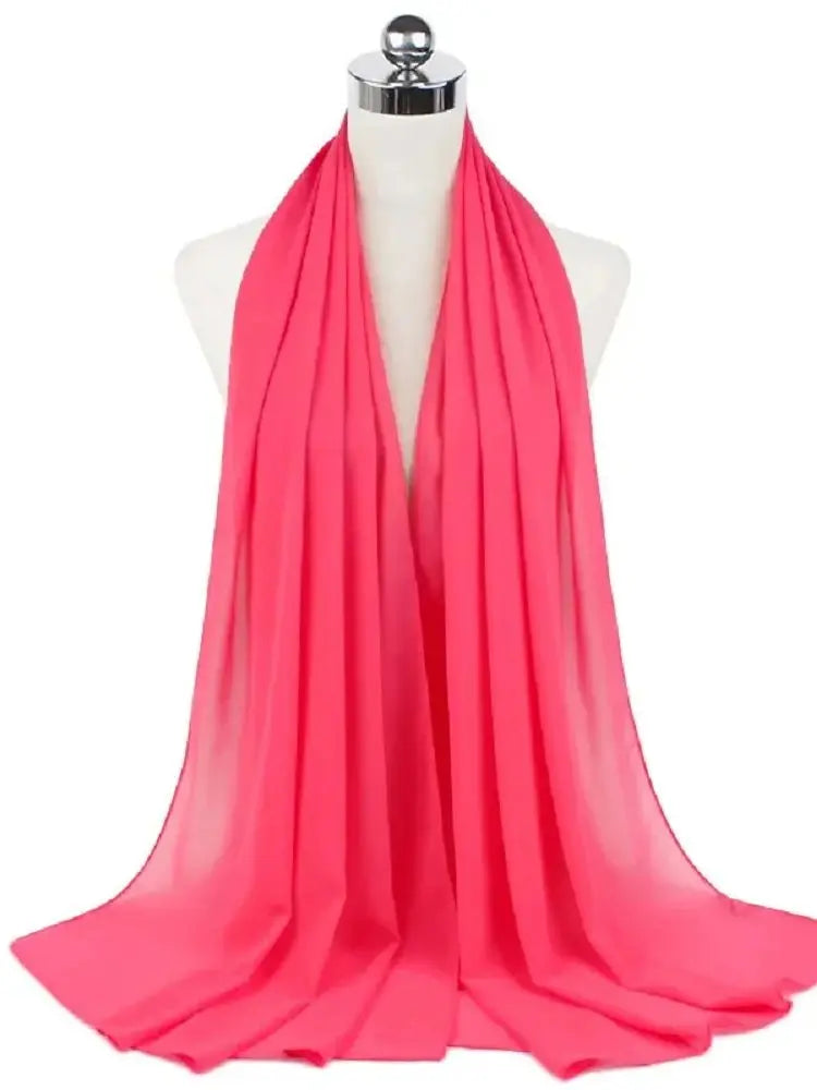 Neue Mode Frauen Einfarbig Chiffon Kopftuch Fertig Zum Tragen Instant Hijab Schal Muslimischer Schal Islamische Hijabs Arabische Kopftücher