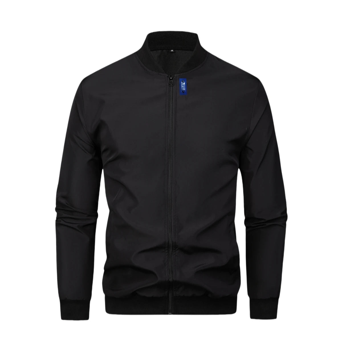 2024 Frühling und Herbst Neue Baseballkragen Kurze Locker Einfarbige Jacke Herren Business Casual Dünner Mantel Trend