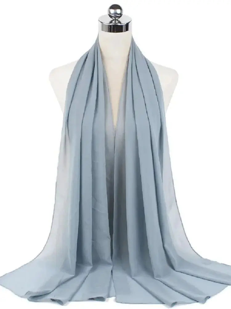 Neue Mode Frauen Einfarbig Chiffon Kopftuch Fertig Zum Tragen Instant Hijab Schal Muslimischer Schal Islamische Hijabs Arabische Kopftücher