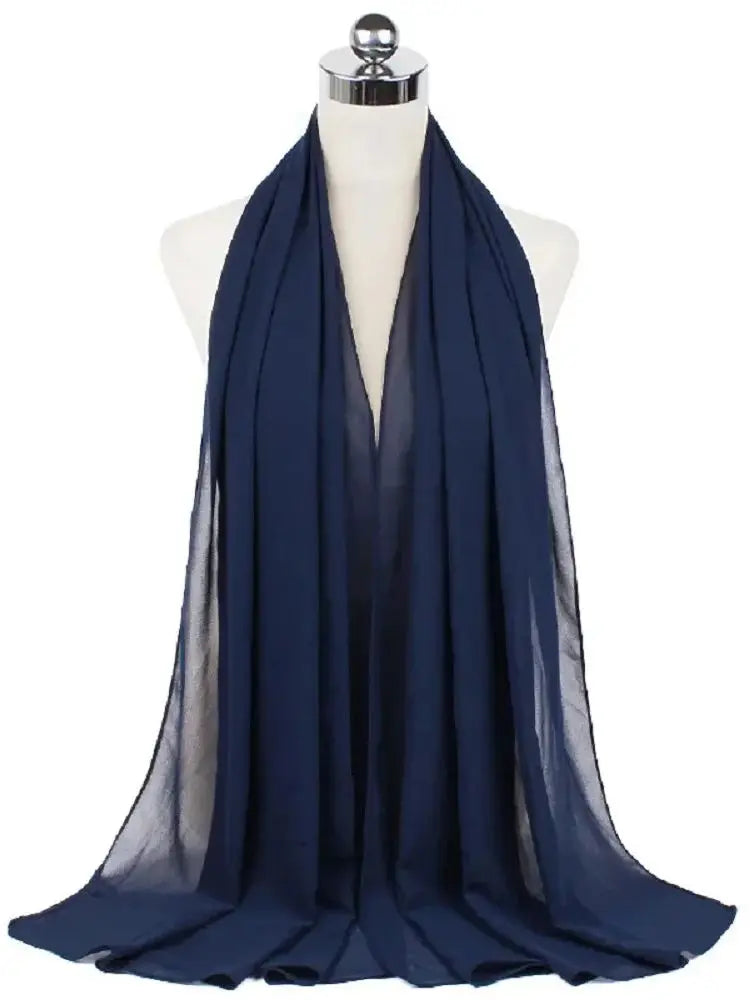Neue Mode Frauen Einfarbig Chiffon Kopftuch Fertig Zum Tragen Instant Hijab Schal Muslimischer Schal Islamische Hijabs Arabische Kopftücher