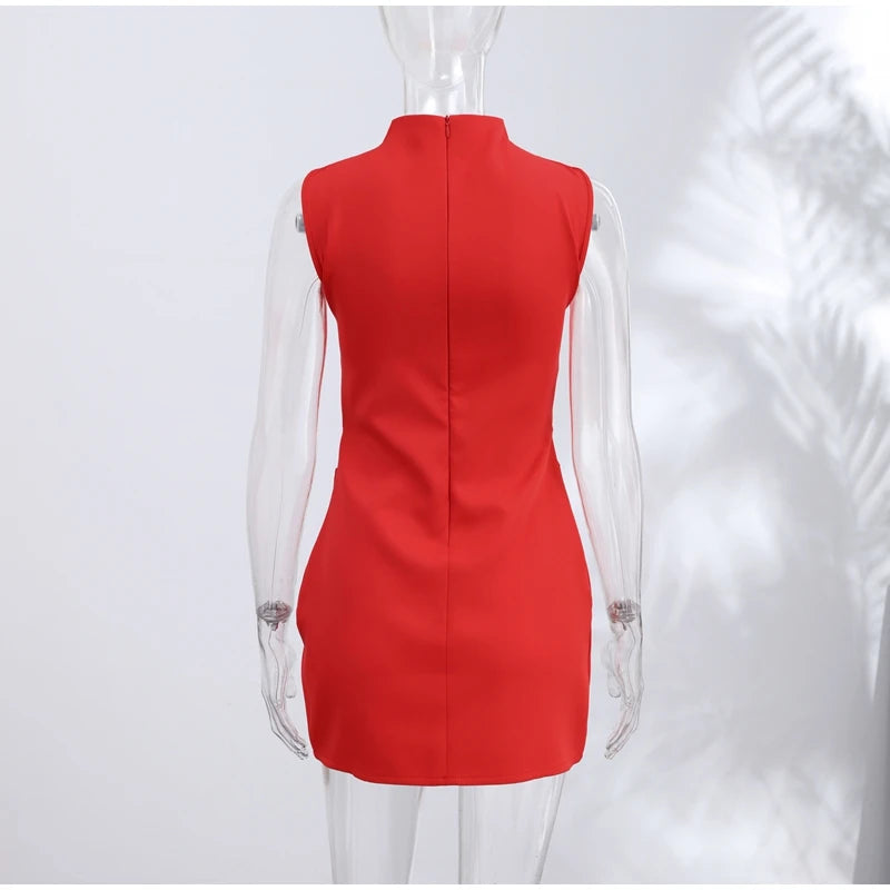Sexy Solid Pleated Strapless Dress Lady Chic Off-shoulder Backless High Waist Split Dresses Women 2026 New Evening Party Gown