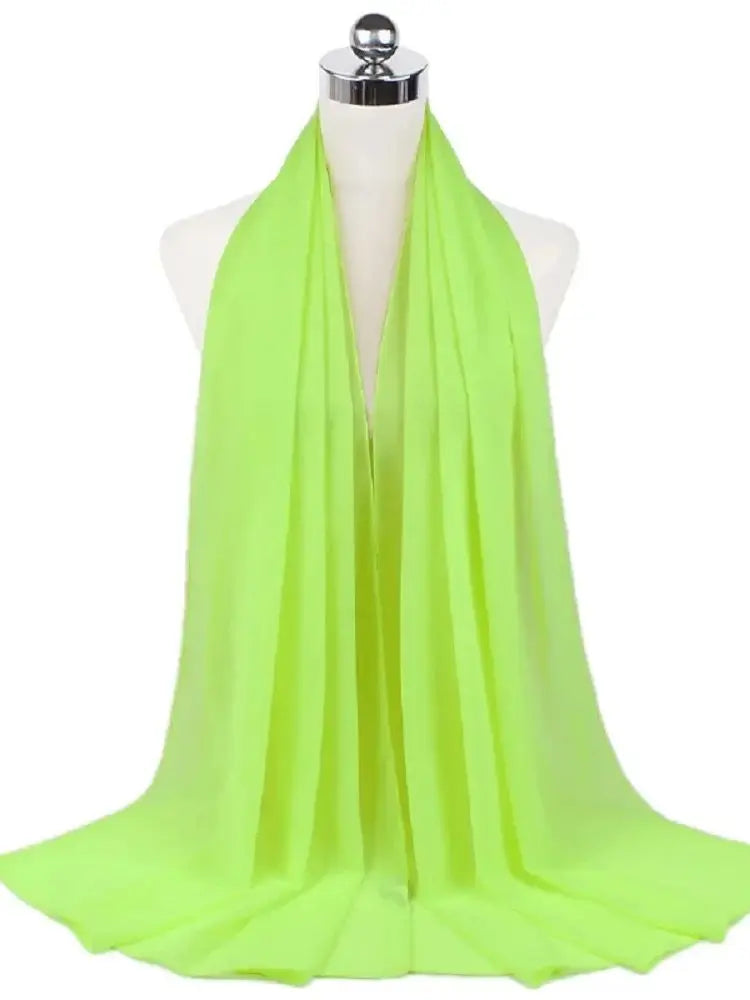 Neue Mode Frauen Einfarbig Chiffon Kopftuch Fertig Zum Tragen Instant Hijab Schal Muslimischer Schal Islamische Hijabs Arabische Kopftücher