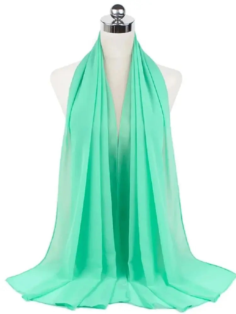 Neue Mode Frauen Einfarbig Chiffon Kopftuch Fertig Zum Tragen Instant Hijab Schal Muslimischer Schal Islamische Hijabs Arabische Kopftücher