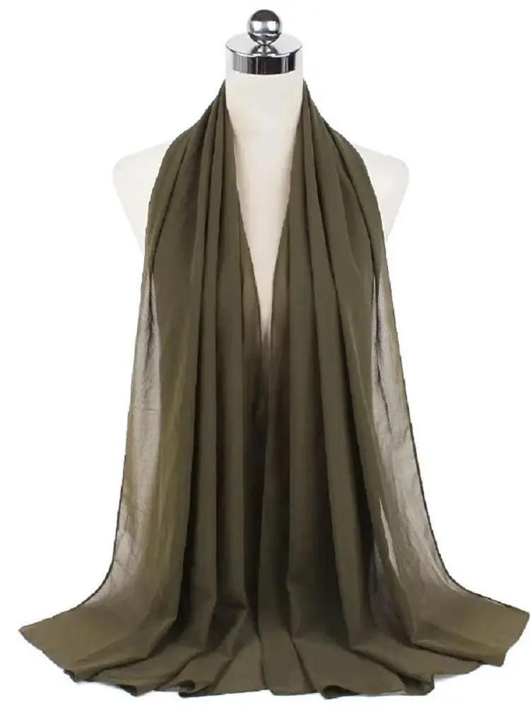 Neue Mode Frauen Einfarbig Chiffon Kopftuch Fertig Zum Tragen Instant Hijab Schal Muslimischer Schal Islamische Hijabs Arabische Kopftücher