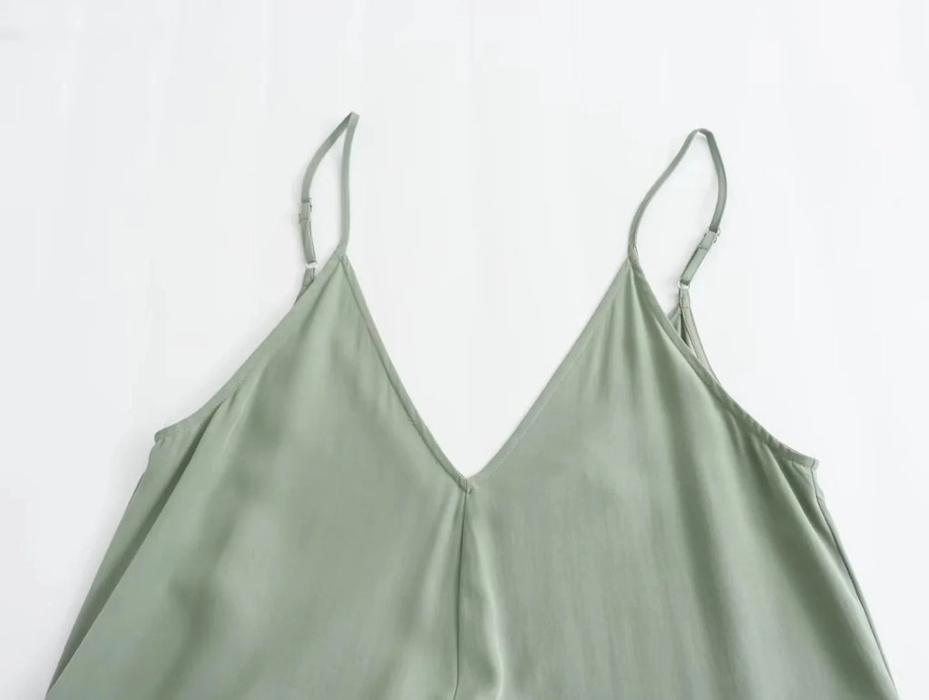 HXAO Slipkleid Damen 2024 Sommer Damen Loose Kleider Ärmellose dünne Träger Schwarze lange Kleider Rückenfreie Strandurlaubskleider