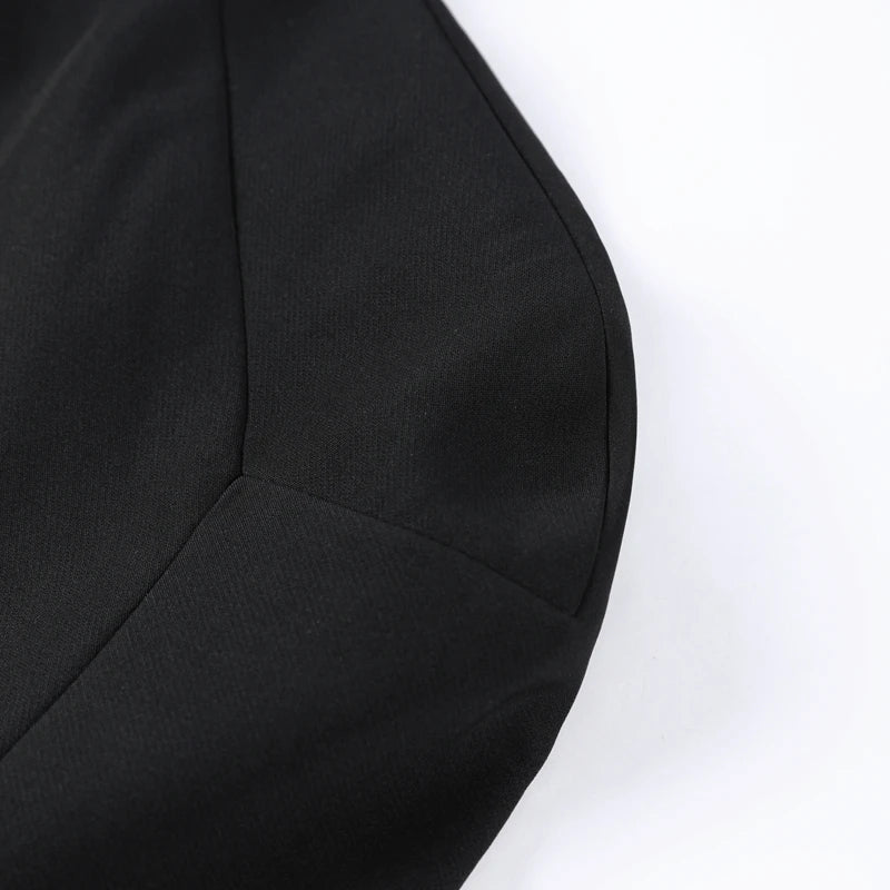 Cropped Women Blazer Zipper Sleeveless Stand Collar Solid Elegant Female Shrugs Top Fashion Casual Party Clothing New 2026