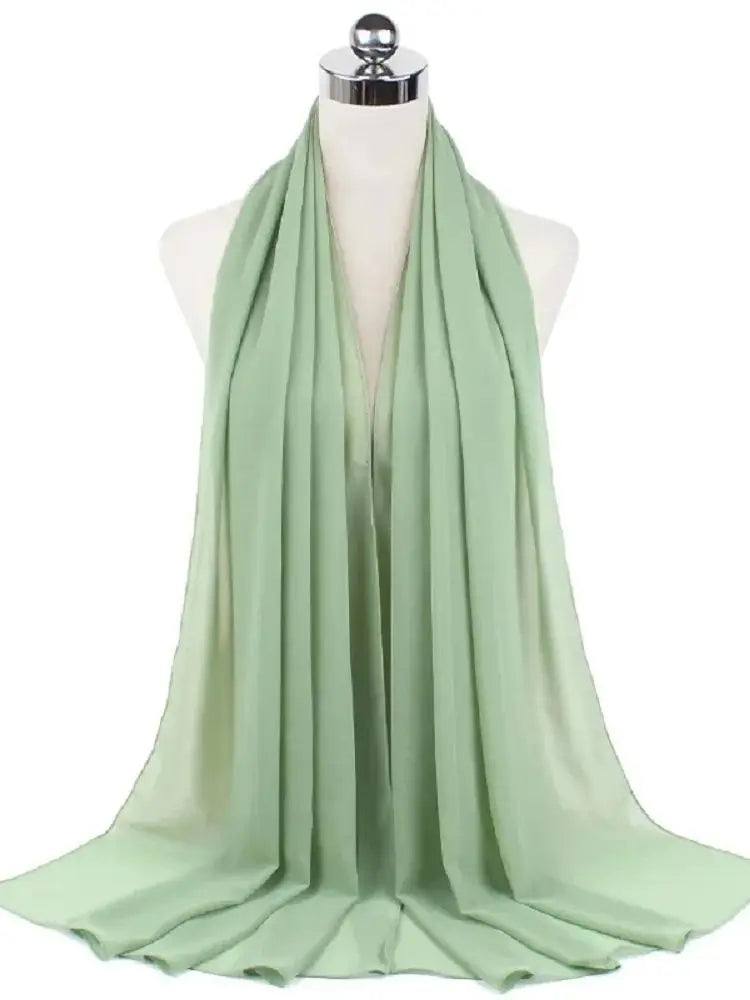 Neue Mode Frauen Einfarbig Chiffon Kopftuch Fertig Zum Tragen Instant Hijab Schal Muslimischer Schal Islamische Hijabs Arabische Kopftücher