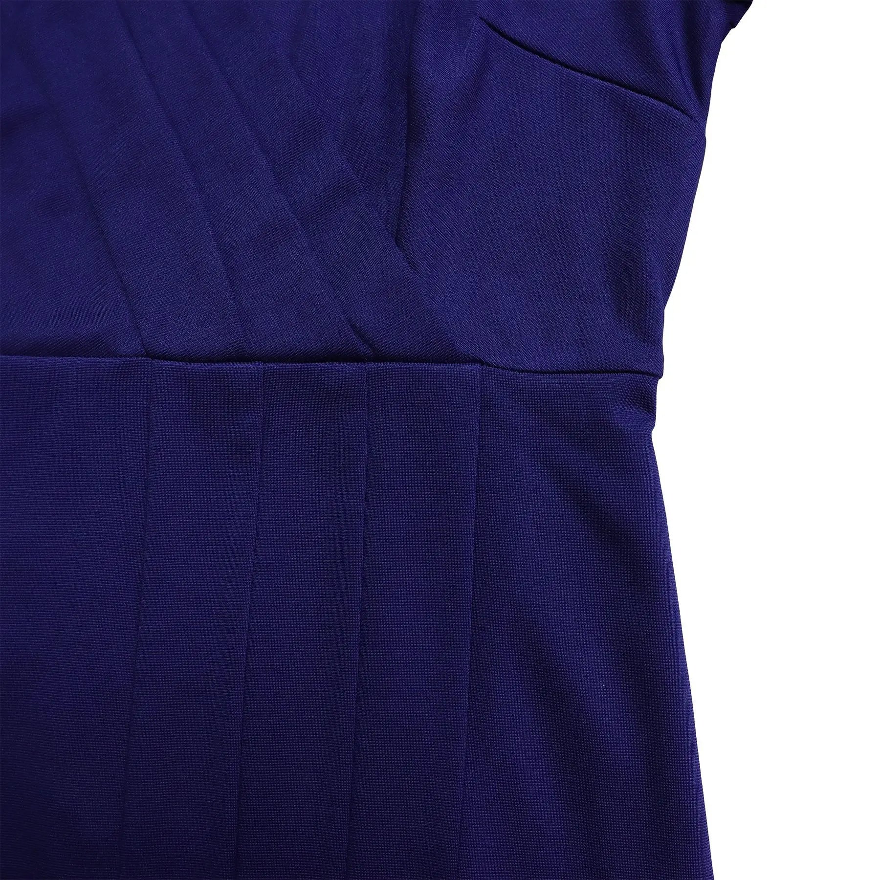 Summer New 2026 Women's Solid Color V-Neck Short Sleeve Dress Pencil Skirt Waist Tunle Material Fashionable Casual Maxi Dress