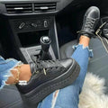 Damen-Freizeit-Sneaker mit Plateau