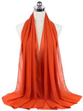 Neue Mode Frauen Einfarbig Chiffon Kopftuch Fertig Zum Tragen Instant Hijab Schal Muslimischer Schal Islamische Hijabs Arabische Kopftücher