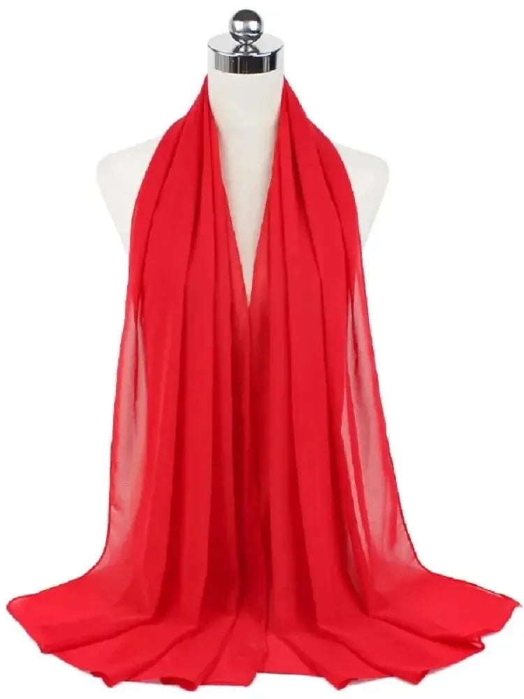 Neue Mode Frauen Einfarbig Chiffon Kopftuch Fertig Zum Tragen Instant Hijab Schal Muslimischer Schal Islamische Hijabs Arabische Kopftücher