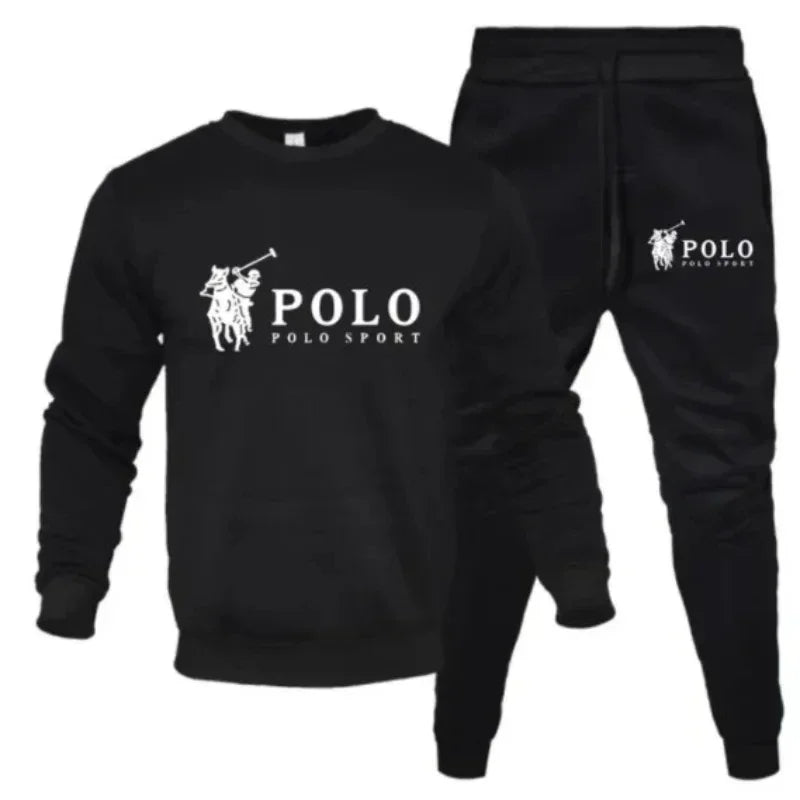 Herbst- und Winter-Sets für Herren: Rundhals-Sweatshirts und Jogginghosen, Herbst- und Wintermode, Outdoor, Fitness und Freizeit