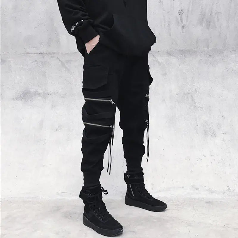 Herrenhosen, dünn, modisch, leger, Joggerhosen 2020, Streetwear Cargo Hosen, Herren Mehrfachtaschen Hosen, Fitness Gym Trainingshosen Herren