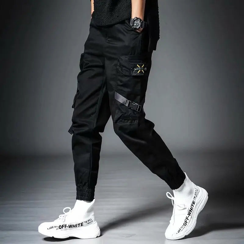 Herrenhosen, dünn, modisch, leger, Joggerhosen 2020, Streetwear Cargo Hosen, Herren Mehrfachtaschen Hosen, Fitness Gym Trainingshosen Herren