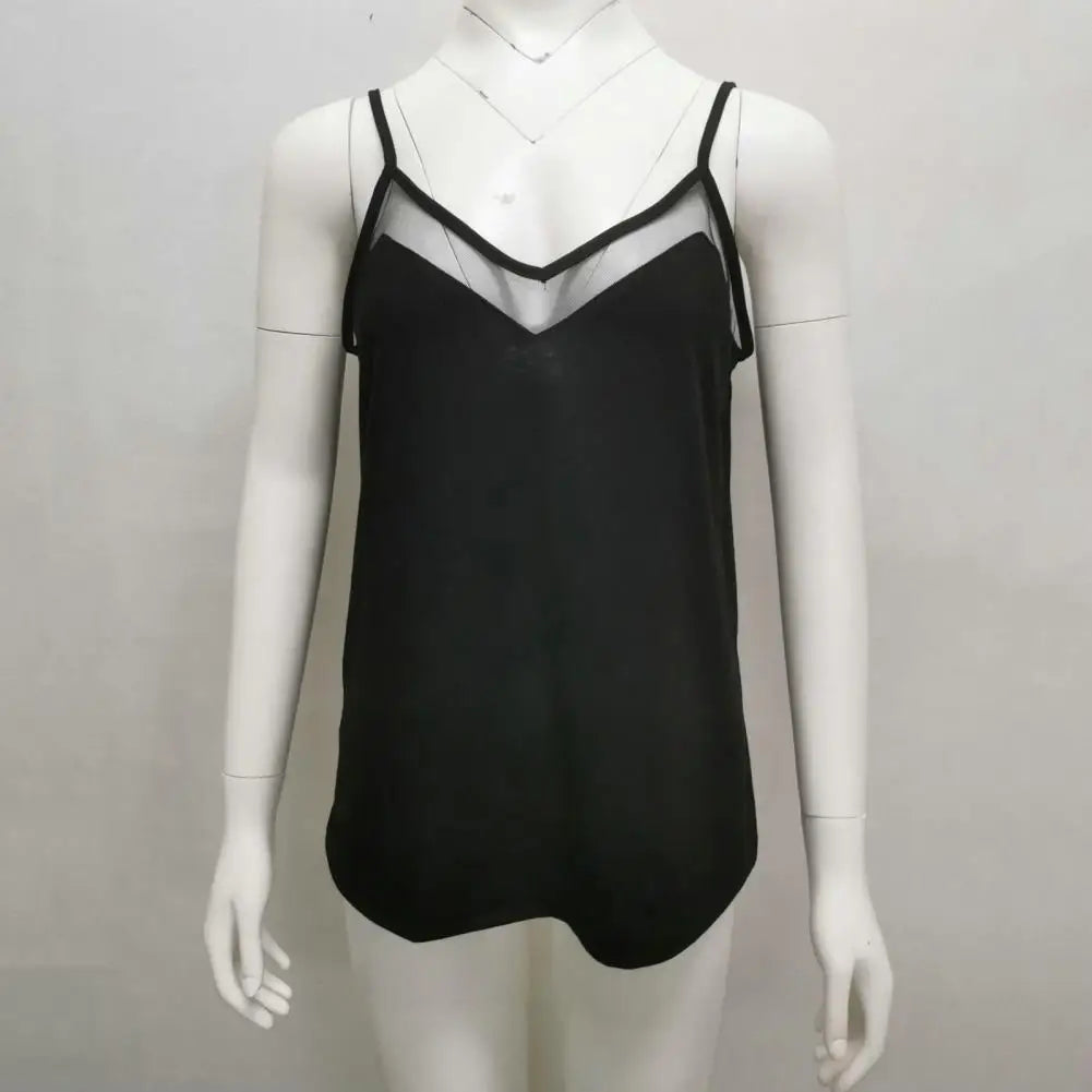 Schickes lockeres Tanktop ärmellos Alltagskleidung feuchtigkeitsableitendes Unterhemd Damen Weste